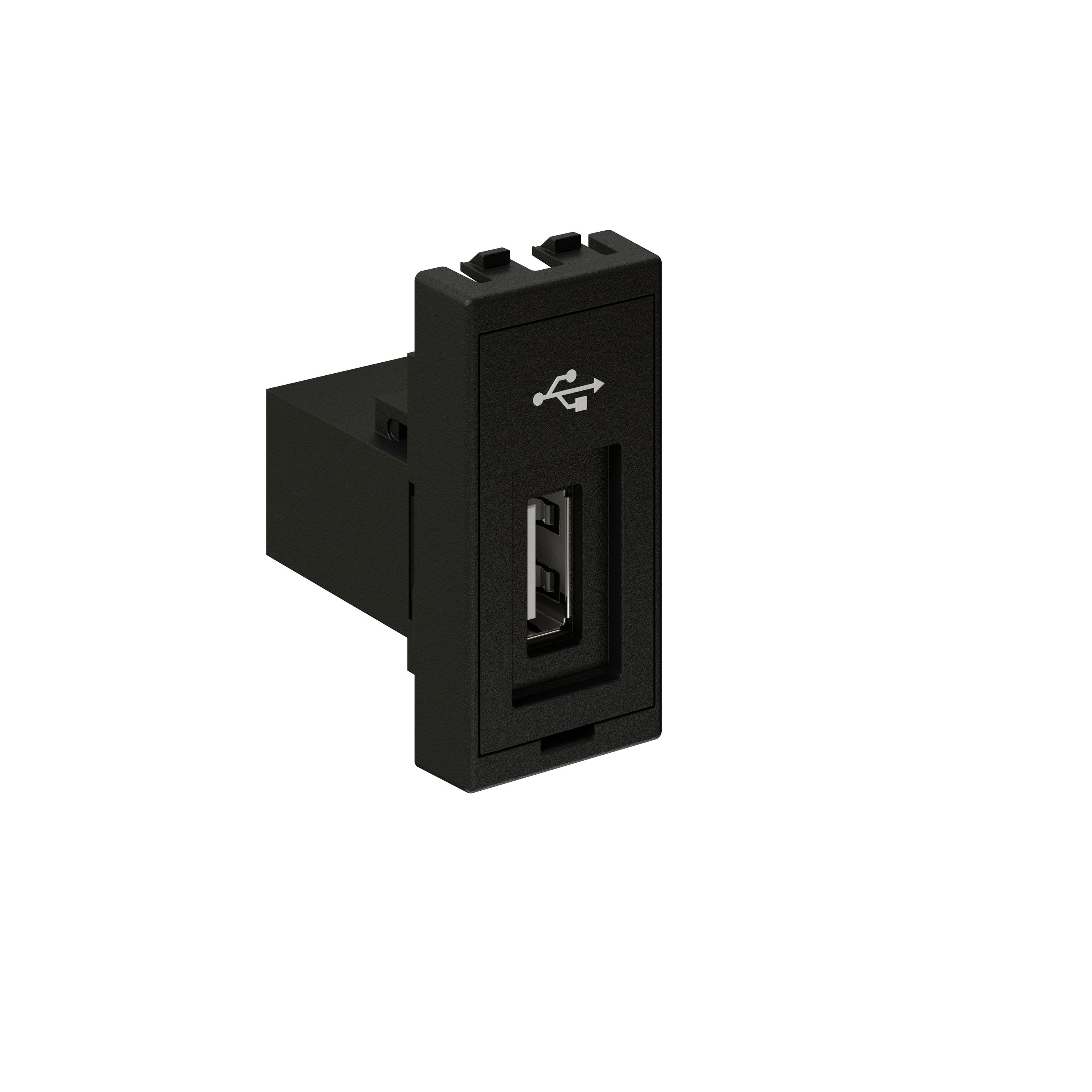 accessori multimediali 45x22.5 antracite 1x USB-A 3.0 adattatore