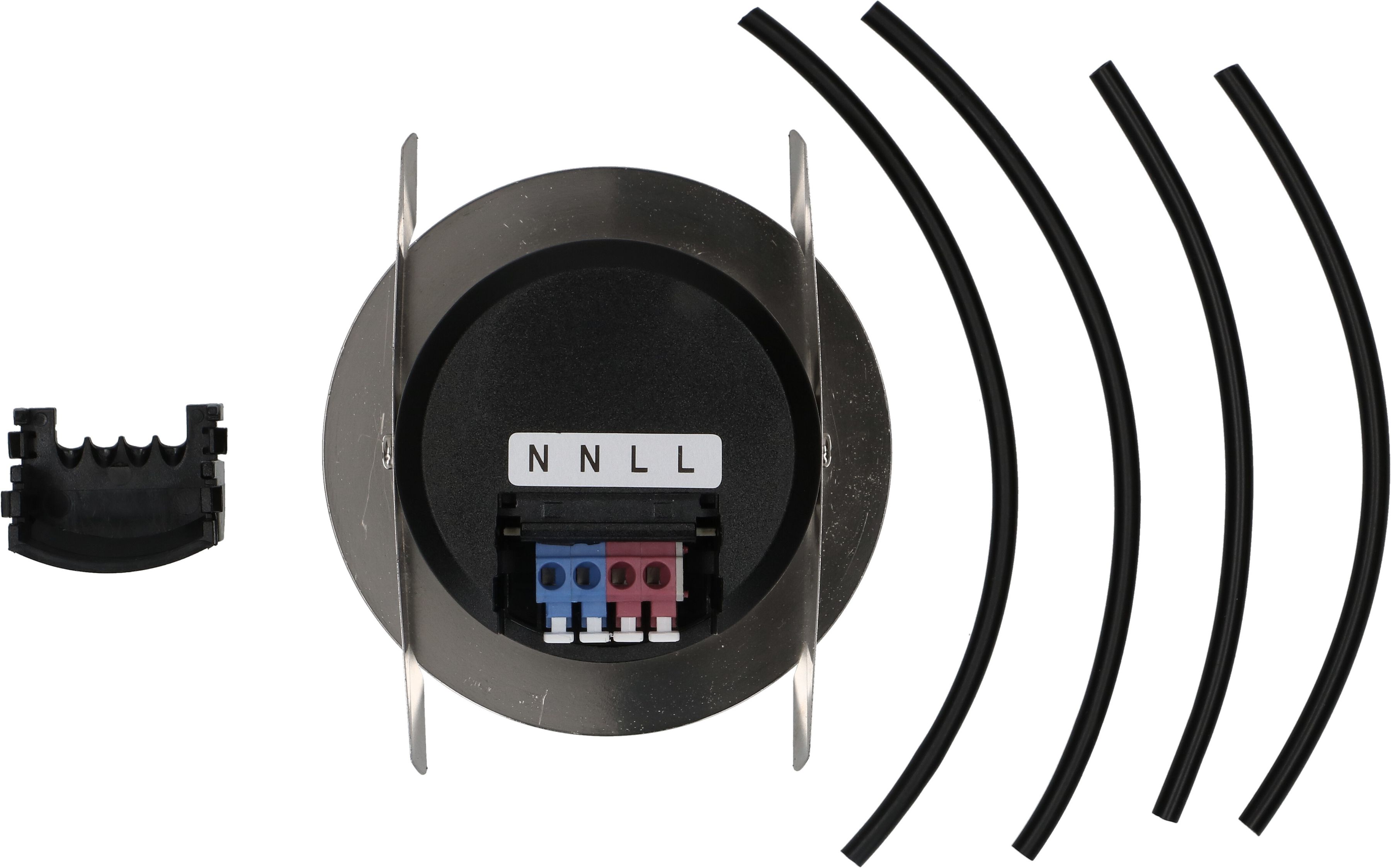 LED-Einbauspot WOODY Ø68 nickel gebürstet 3000K 660lm 60°