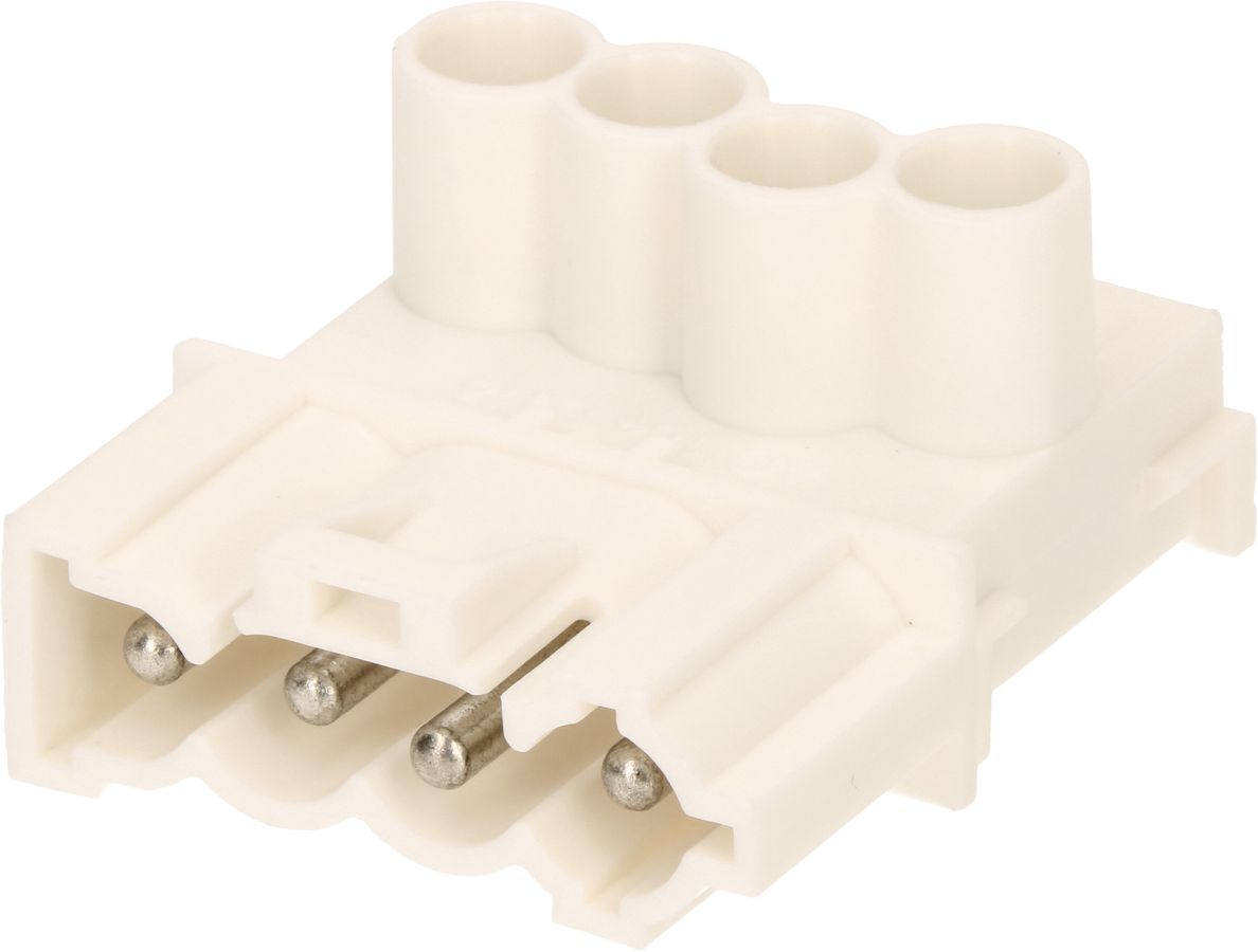 Stecker AC 164 ST/4 weiss