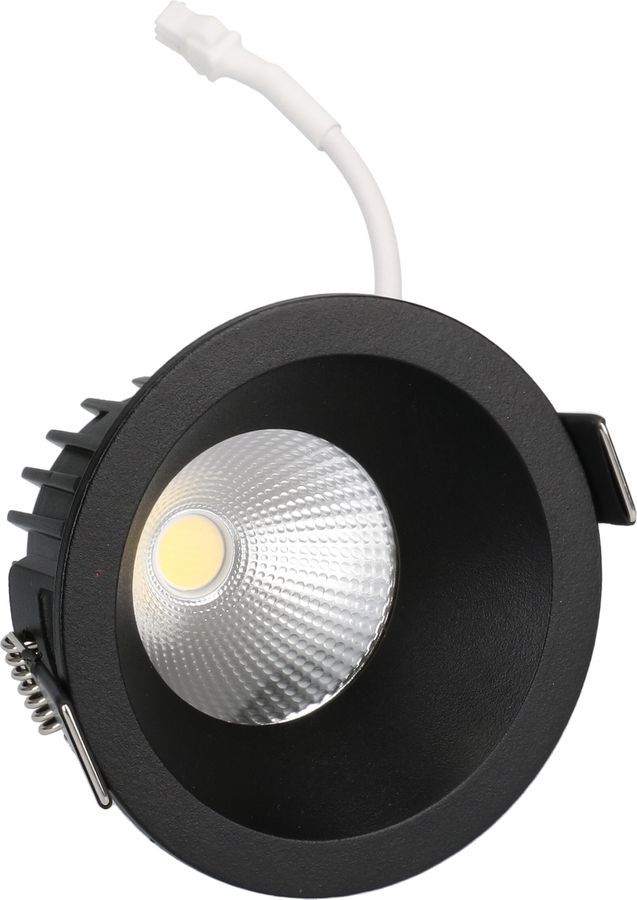 LED-Einbauspot ATMO 68 DALI schwarz 3000K 700lm 38°