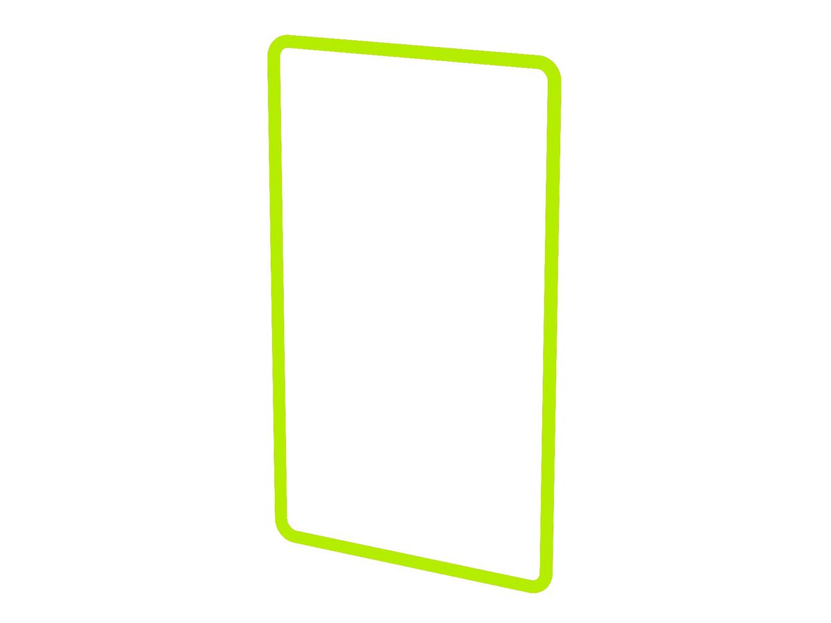 Designprofil Gr.2x1 priamos gelb/grün fluoreszierend