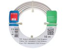 câble TDF H05VVH2-F2X1.0 10m blanc