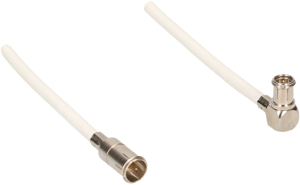 Kabel-Modem Anschlusskabel 90dB 5m weiss