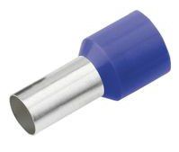 Cosse tubulaire à sertir isolée 0.75mm²/10mm bleu DIN 46228