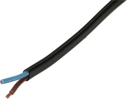 TDF-Kabel H05VVH2-F2X1.0 schwarz