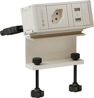 CUBO T Steckdoseneinheit weiss 1x Typ 13 1x USB-A/C