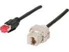 câble patch Cat. 6A S/FTP 3m noir