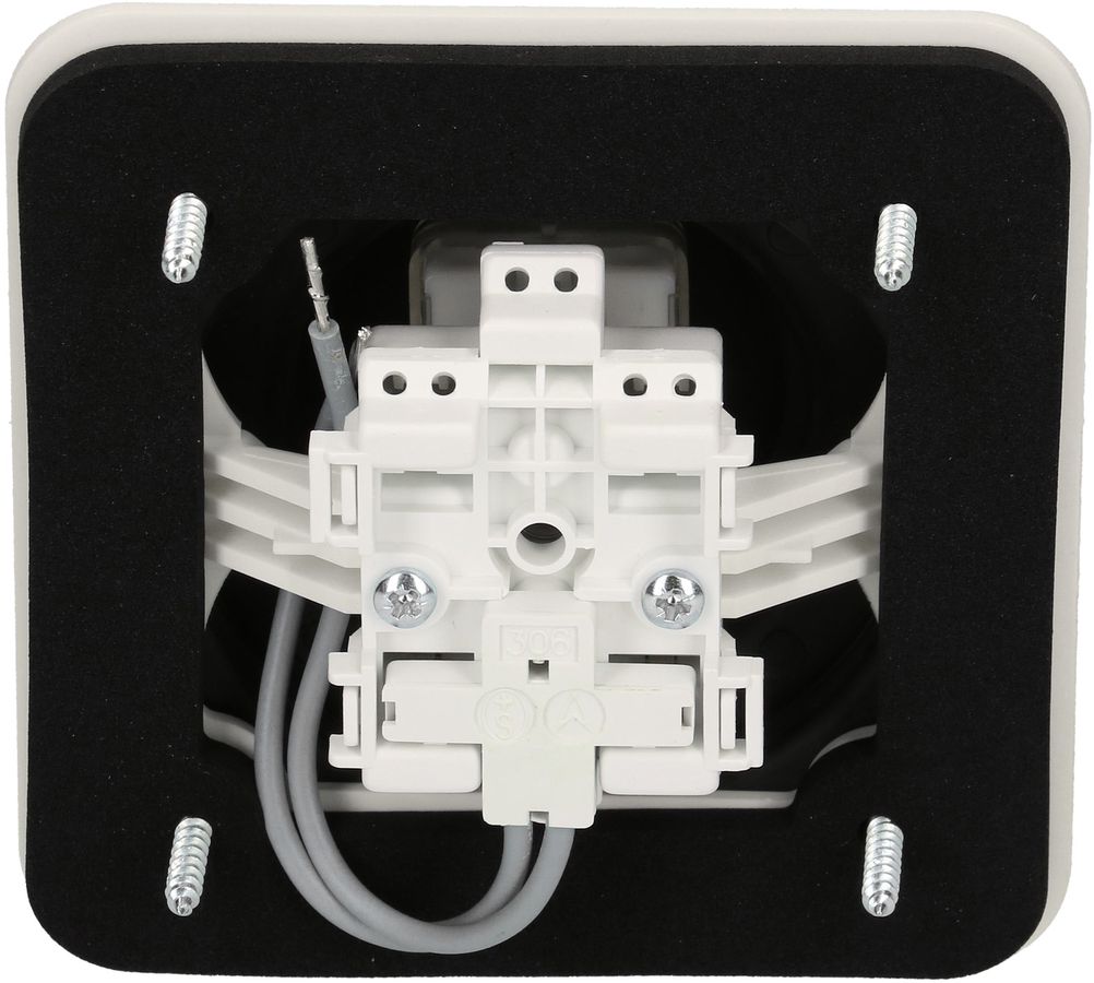 interrupteur à pous. schéma 3 illu. ta.1x1 ENC Mica Nass IP54 bc