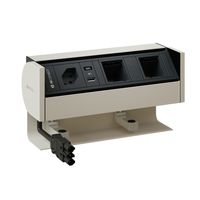 PRISMA Steckdoseneinheit weiss 1x Typ 13 1x USB-A/C 2x Leer