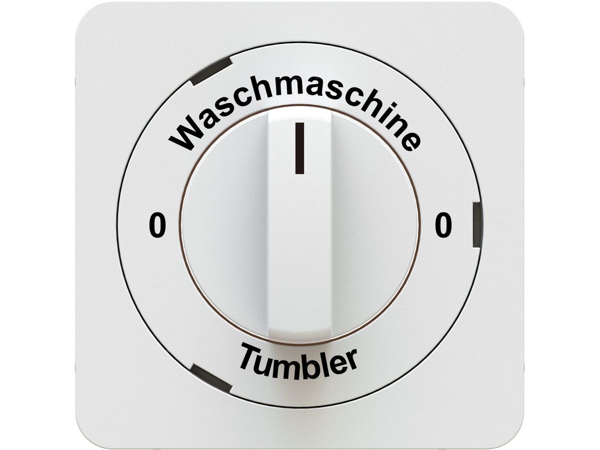 Dreh-/Schlüsselschalter 0-Wasch.-0-Tumbler Frontplatte priamos ws