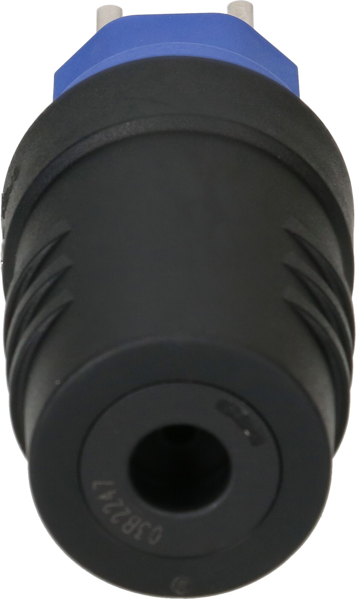 fiche type 23 3 pôles noir/bleu IP55