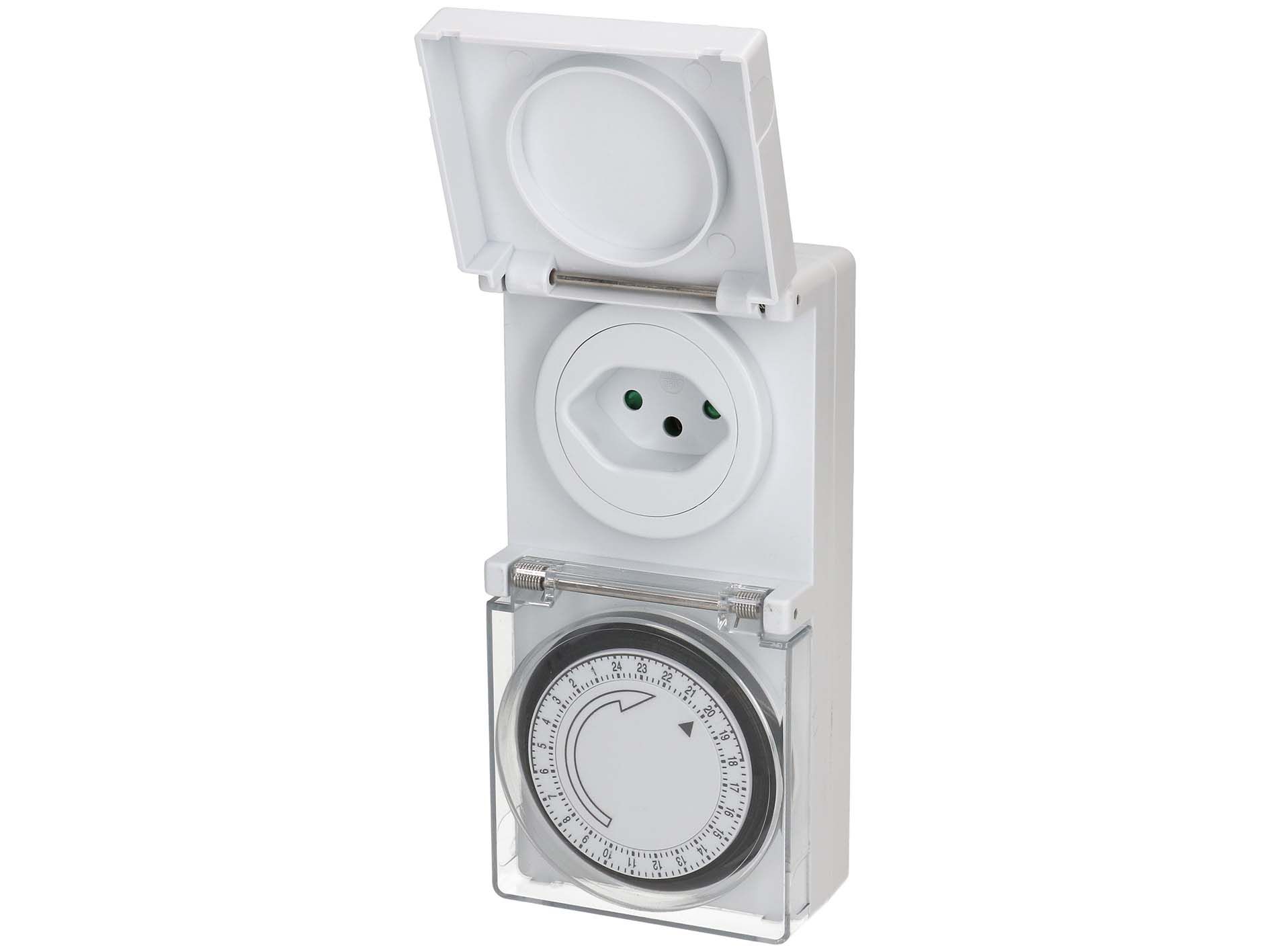 Zeitschaltuhr IP44 24h analog