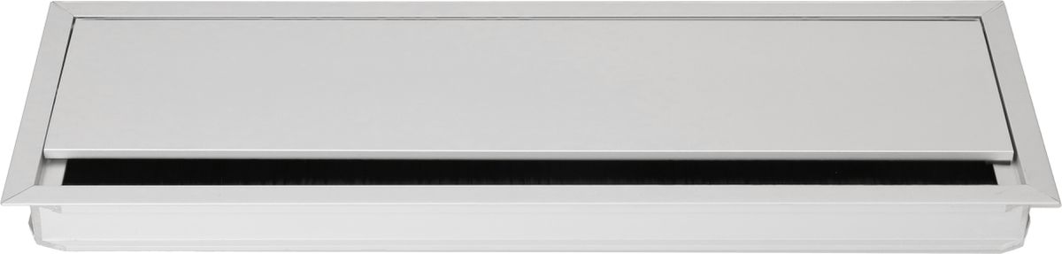 Kabeldurchführung 240mm eckig silber eloxiert
