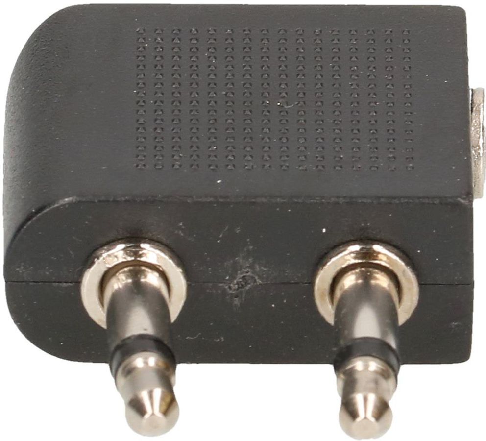 Audio-Flugzeugadapter schwarz