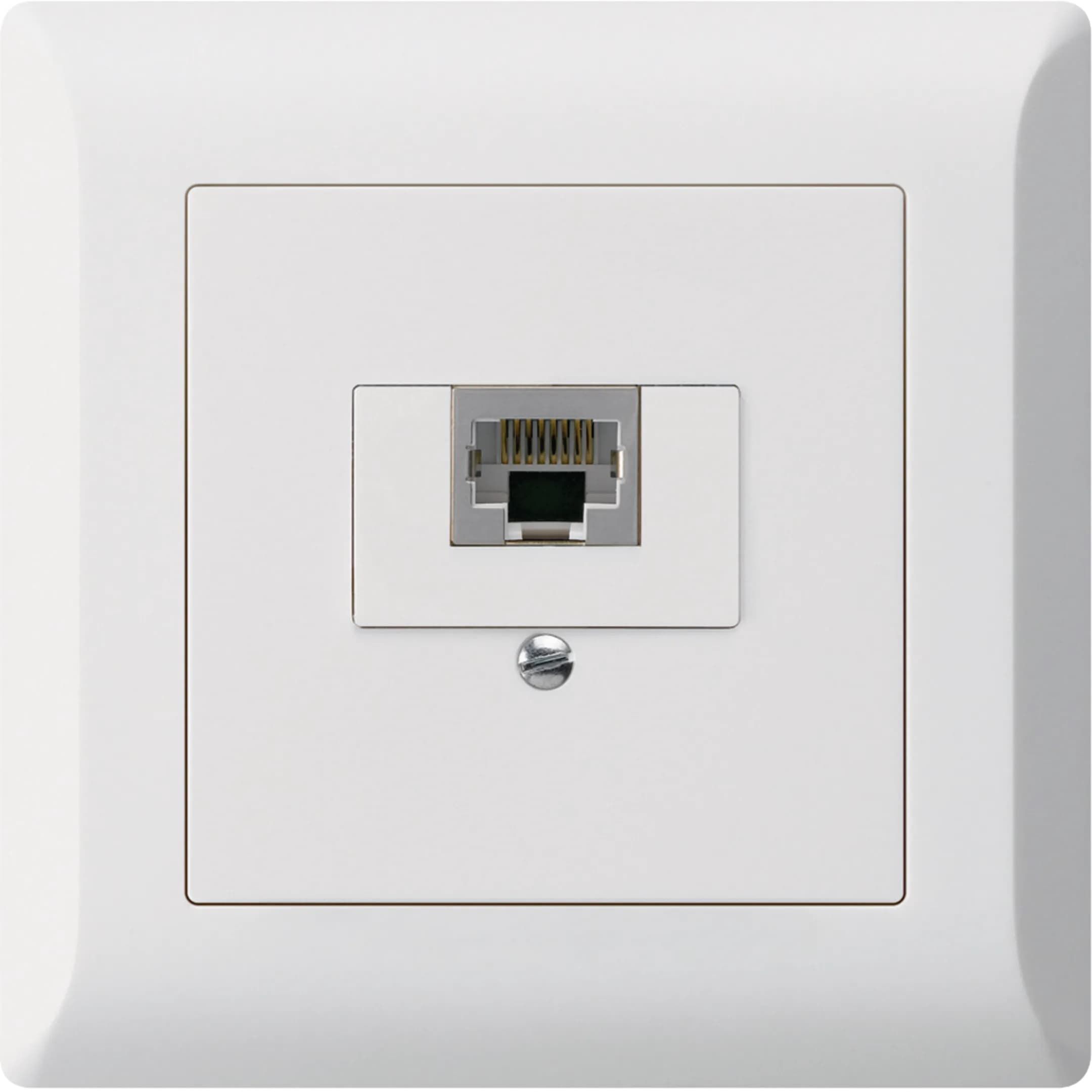 téléphone/réseau RJ45 cat. 5e à 8 broches ENC Kallysto blanc