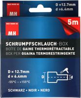 boîte gaine thermorétractable 12.7-6.4mm