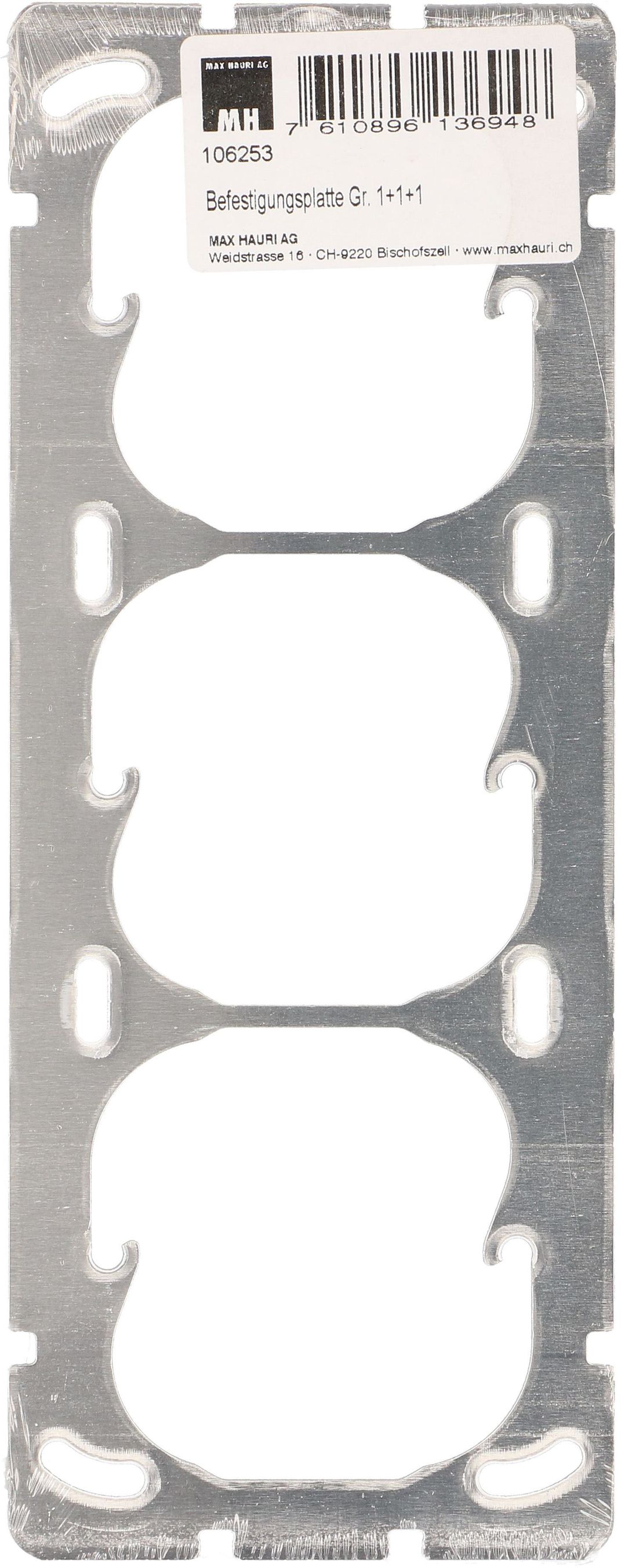 Plaque de fixation ta.3x1 EdizioDue