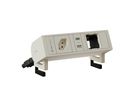 SUPRA Steckdoseneinheit weiss 1x Typ 13 1x USB-A/C 1x Leermodul