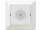 Flush-type wall doorbell 230V AC white