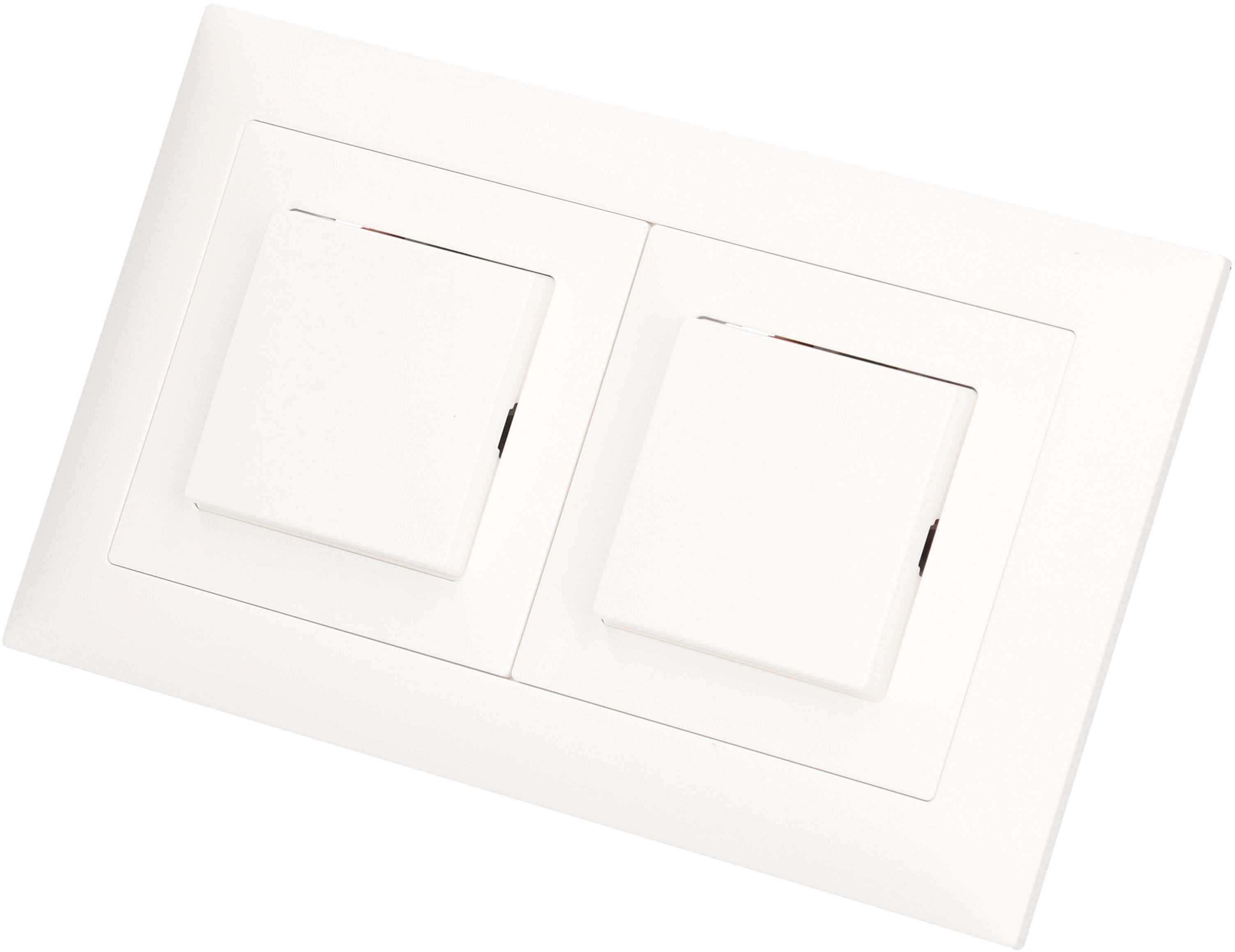 Kombination Schema 3 / Schema 3 Gr.2x1 UP EdizioDue weiss