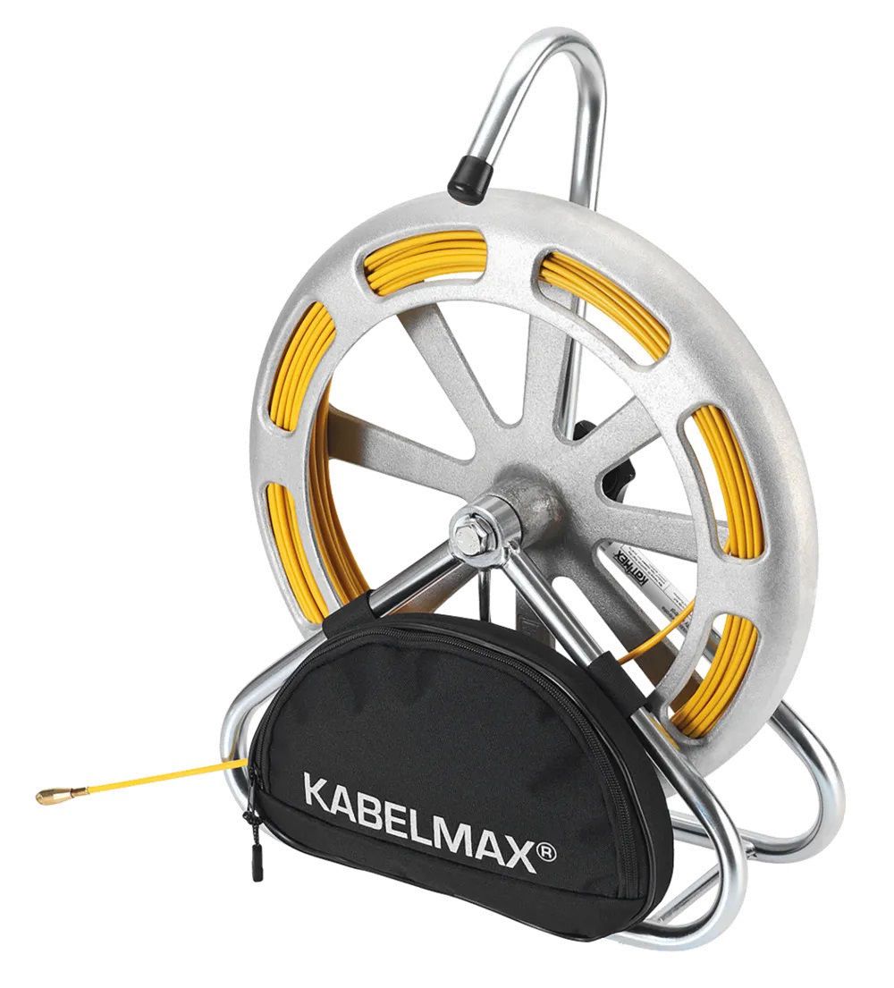 Sys. tirage Kabelmax 80m châssis en tube d'acier a. dévidoir alu