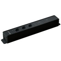 CUBO presa multipla nero 3x tipo 13 2x USB-C 36W