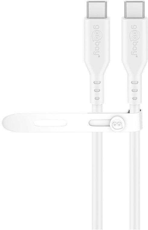 cavo di ricarica USB-C silicone 1.5m bianco