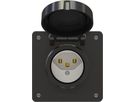 prise 1x type 23 ENC exo IP55 noir