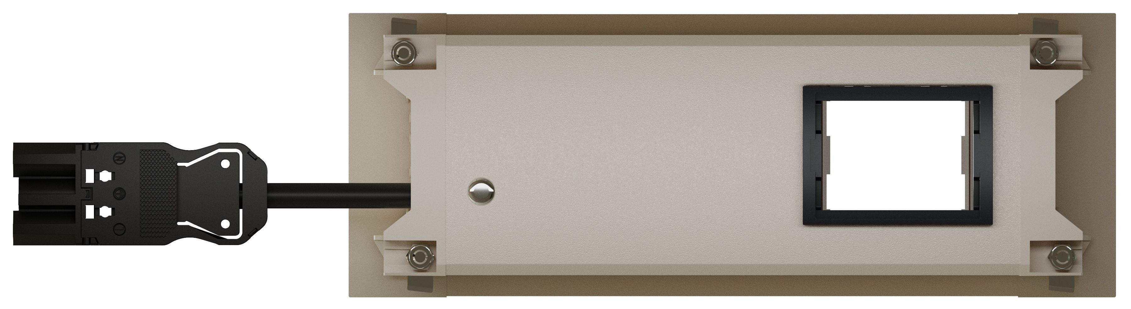 INTRO2.0 Steckdoseneinheit weiss 1x Typ 13 1x USB-A/C 1x Leer