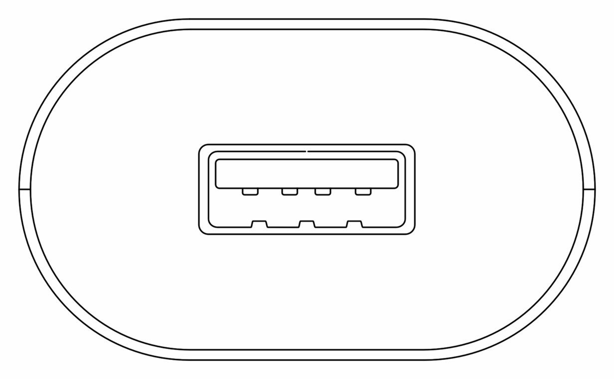 USB Hub / USB-C auf 4x USB 3.0A 0.18m