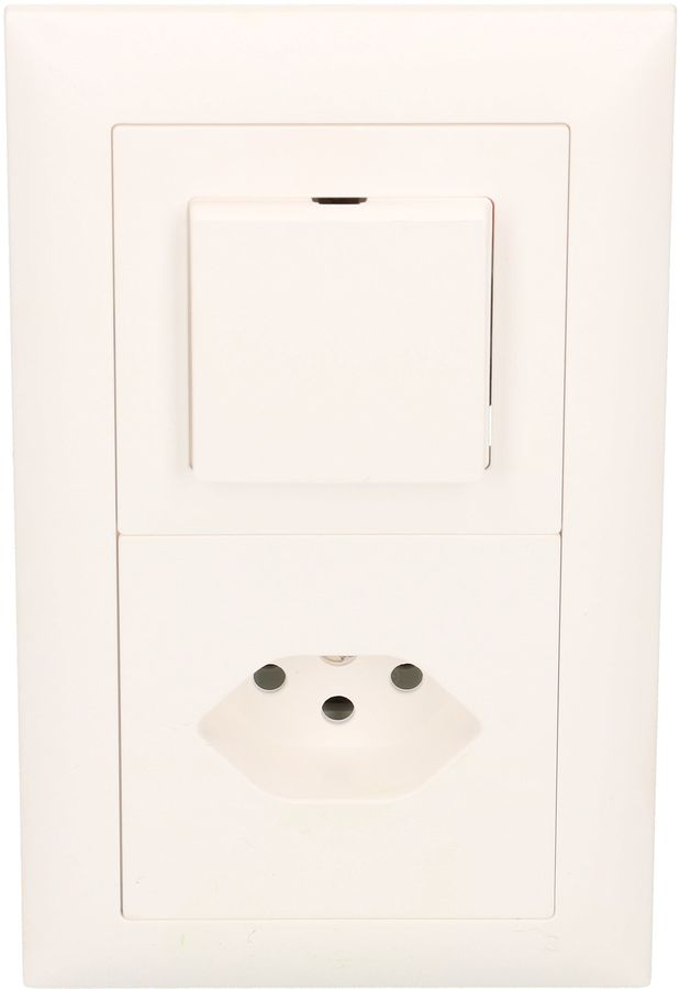 Kombination Schema 3 / Typ 13 Gr.2x1 UP EdizioDue weiss