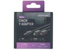 cavo audio adattatore Y spina jack/presa RCA 0.1m nero