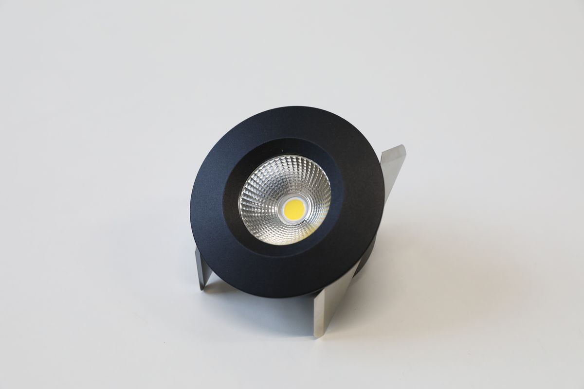 LED-Einbauspot WOODY Ø68 weiss 3000K 660lm 60°