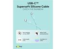 Ladekabel USB-C Silikon 1.5m türkis