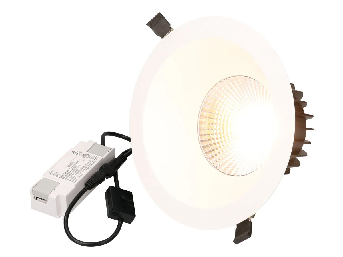 LED-Downlight ATMO 200 bianco 3000+4000K 2750lm 60°