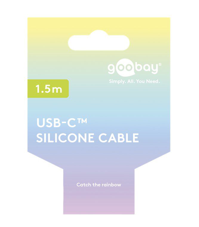 Ladekabel USB-C Silikon 1.5m pink