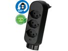multi adaptateur ADAPT 3+1x type 13 noir rotatif Green+Fair