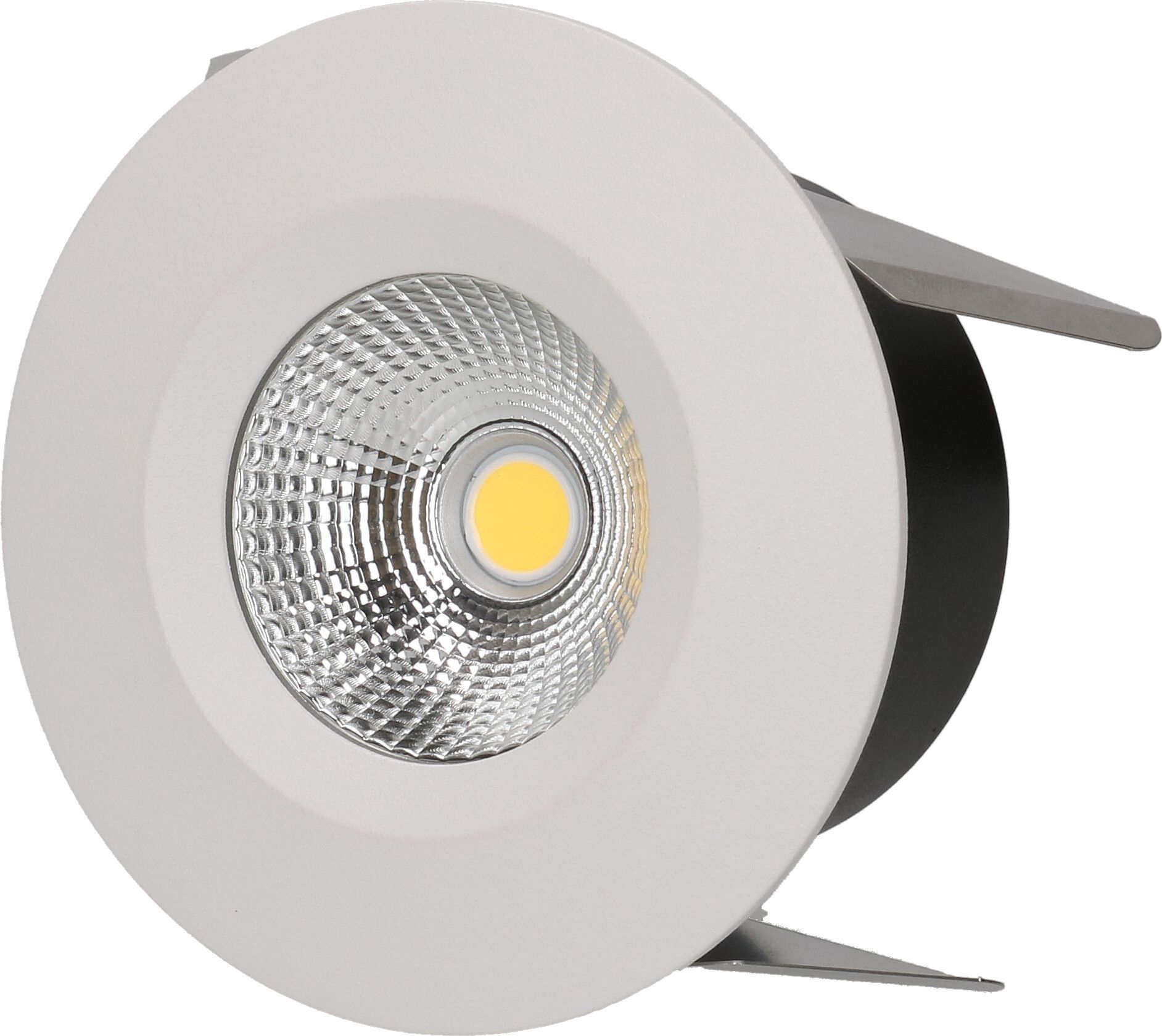 LED-Einbauspot WOODY Ø68 weiss 3000K 660lm 60°