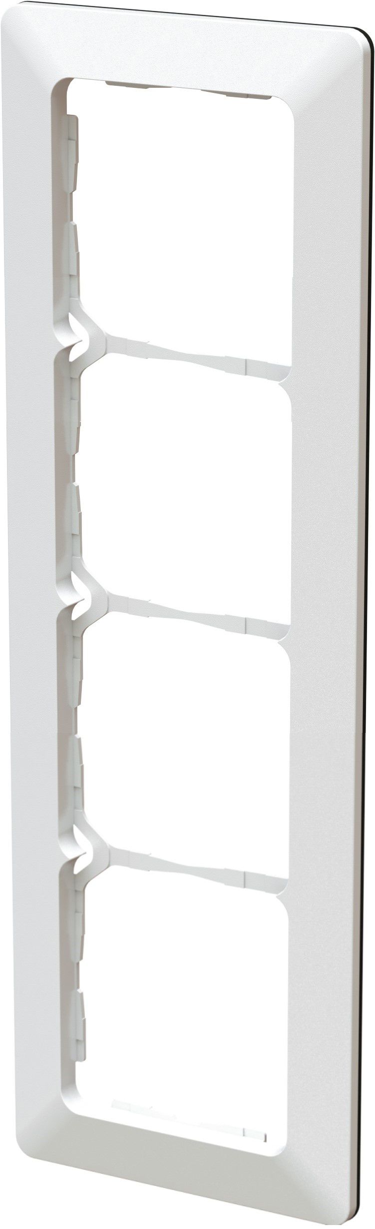 Abdeckrahmen Gr.4x1 UP inkl. Designprofil priamos weiss