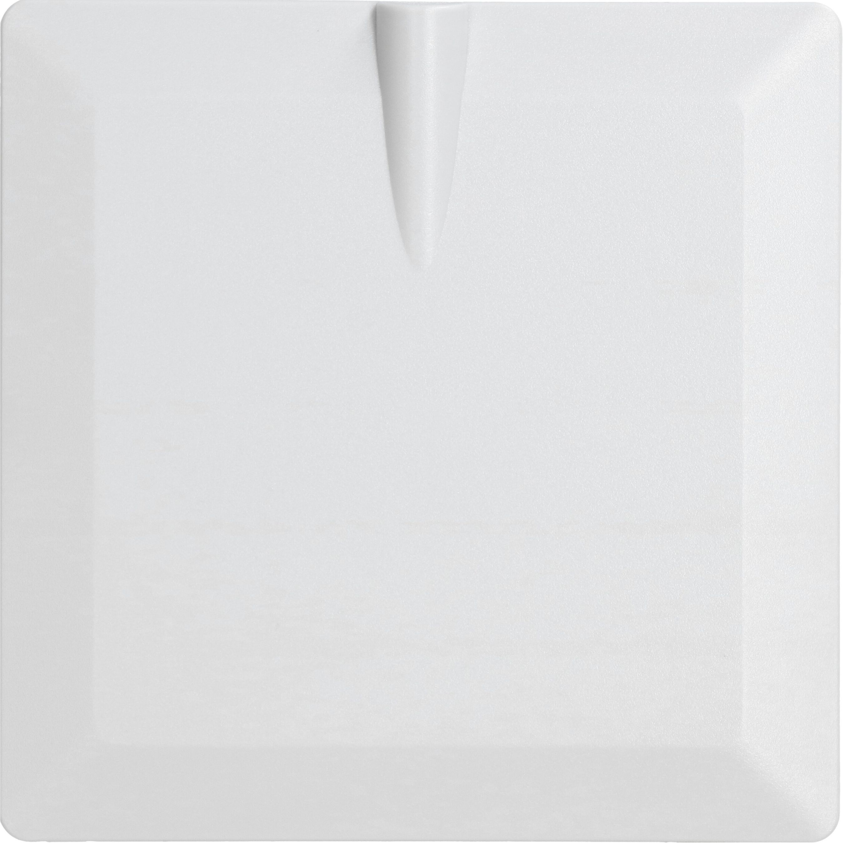 Push-in cover with cable outlet light grey