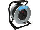 Steel cable reel IP55 with 3x sockets type 13 33m