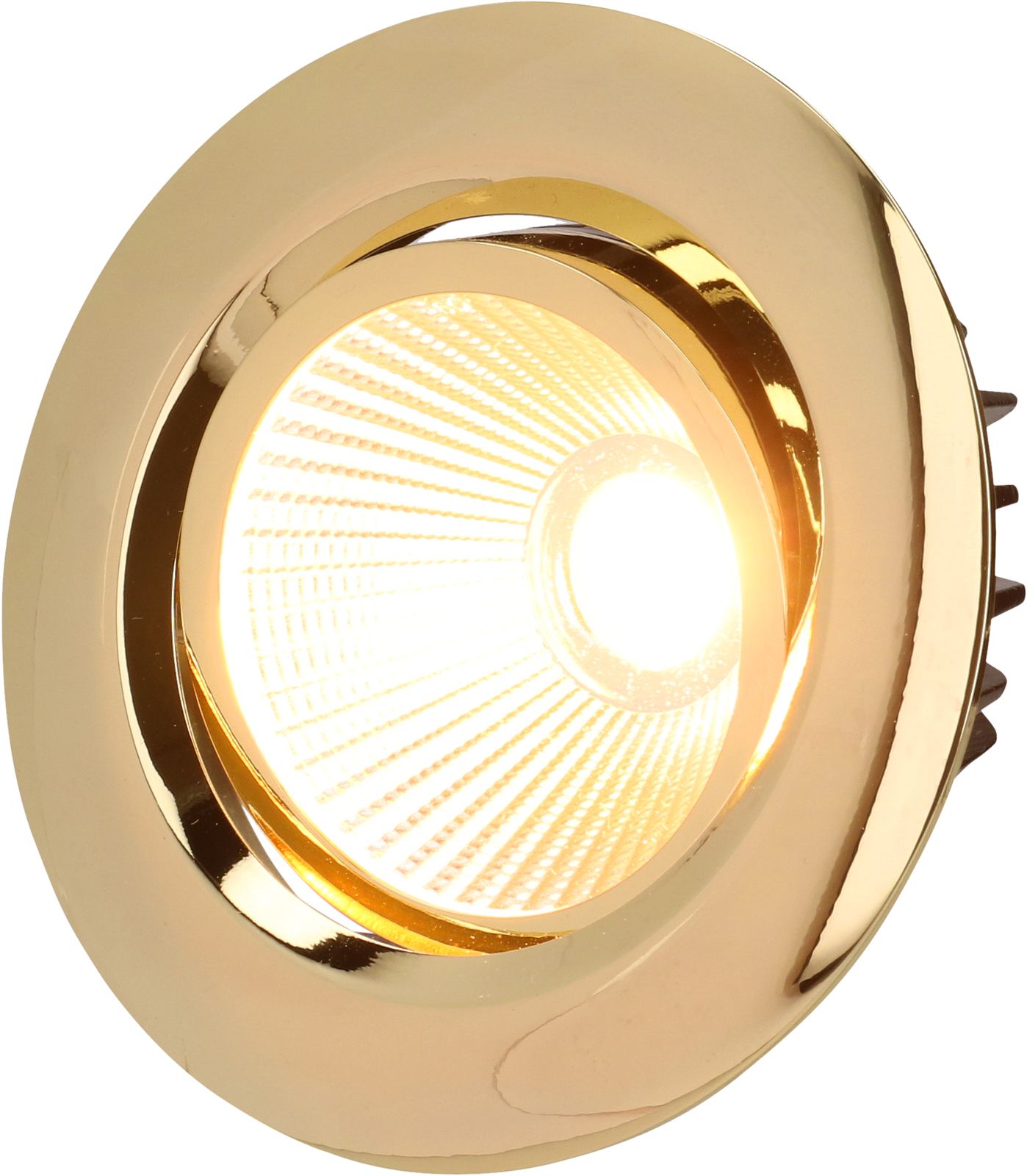 LED-Einbauspot AXO gold 2700K 830lm 38°