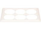 Abdeckrahmen Gr.3x2 UP EdizioDue weiss