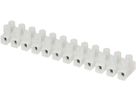 barrete de bornes 0.5-4mm2 12 pôles naturale prot. du fil 2 pcs.