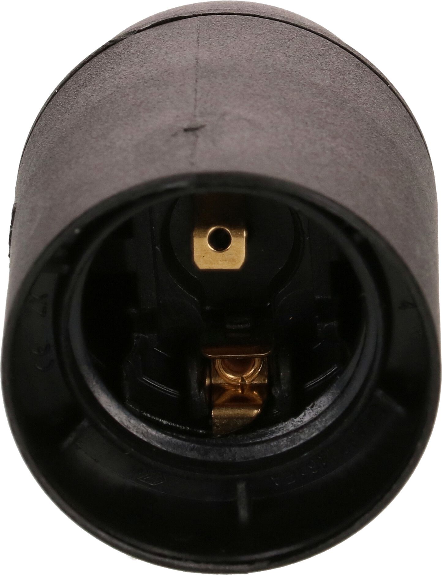 E27 Socket without rim M10x1 / Colour: black