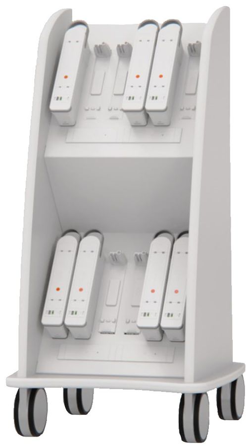LIBERTY Charging Cart inkl. 12 Akkus mit USB-C&C weiss