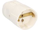 Kupplung Schuko weiss