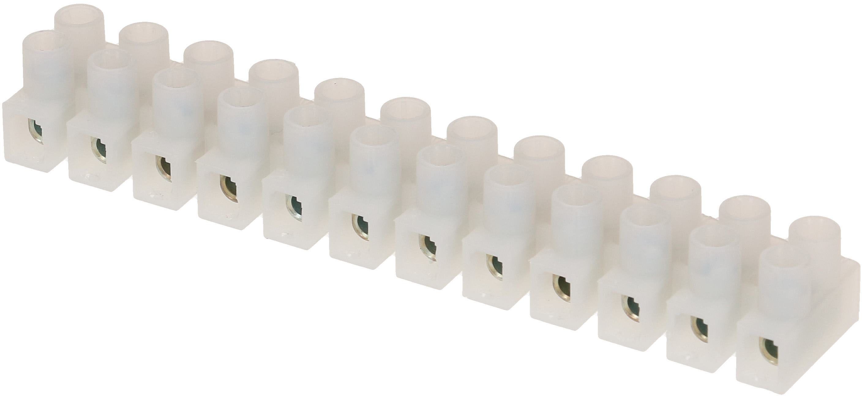 Steckverbindungsklemmleiste 0.5-2.5mm2 transparent / Kupplung