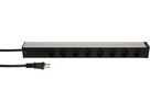 PDU 19" 8x Typ23 black 1HE / reconnectable cable