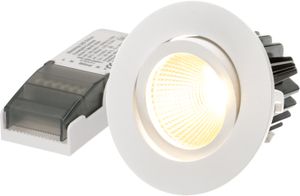 LED-Downlight "DISC" matt white, 36°, 8W